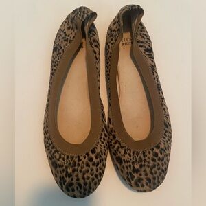 Stuart Weitzman Animal Print Flats